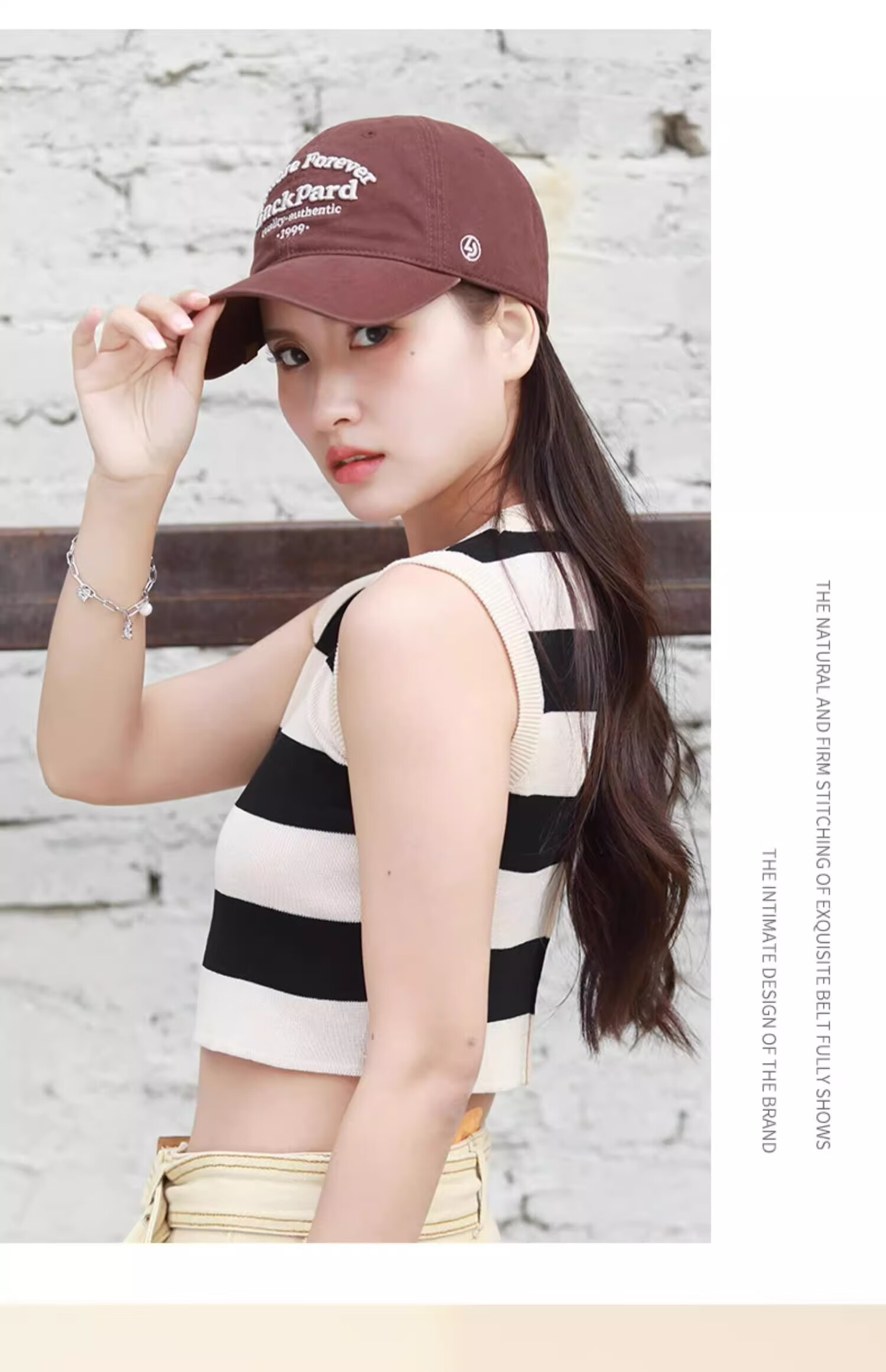 LACKPARD Women's Korean Style New Elastic Baseball Cap High-End Versatile Black Sunshade Hat 12