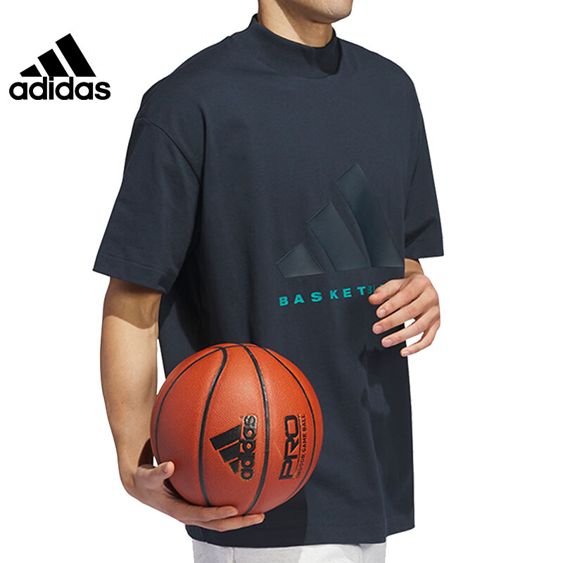 Adidas Unisex Couple Style Fashionable Chapter Comfortable Sports Casual Short-Sleeve T-Shirt XL 6