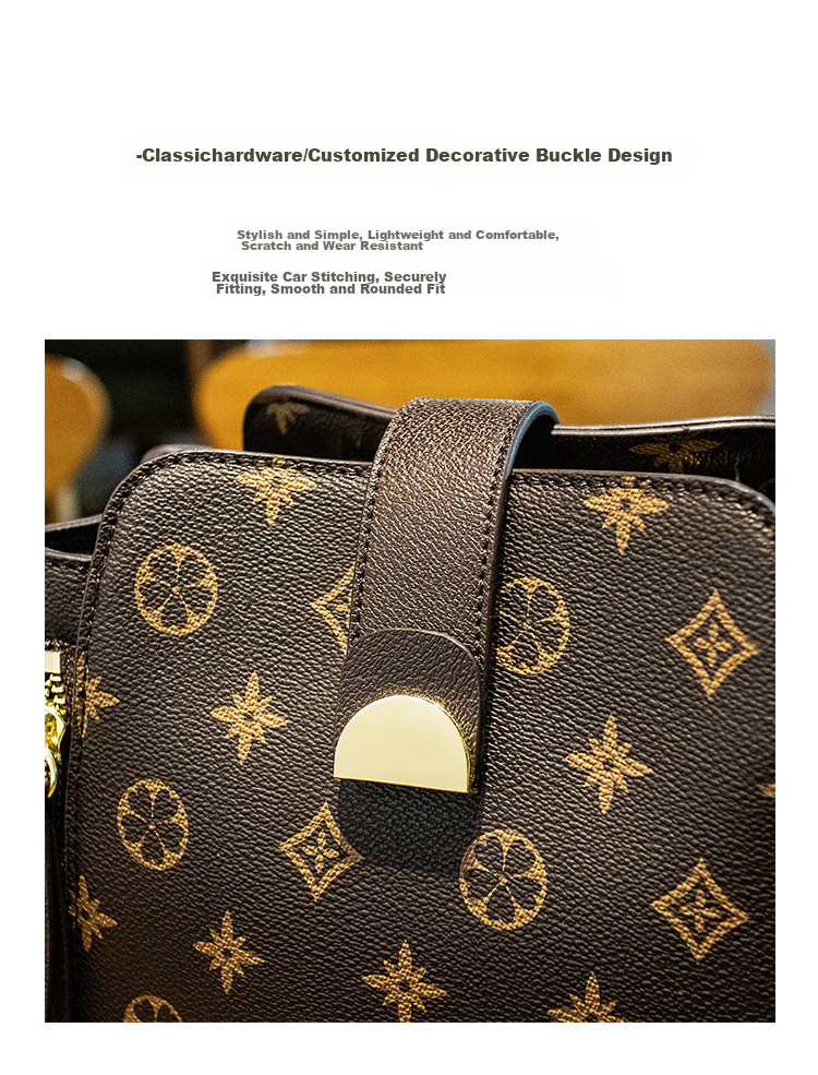 Aiqinghai Handbag, Women's Bucket Bag, Crossbody Shoulder Bag, Large Capacity, Light Luxury Brand, Birthday And Mother's Day Gift, Practical Present for Mom 8