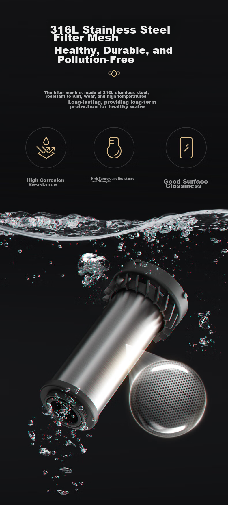 Midea Core-Saving Direct Drinking Water Purifier Set [Baize Max1200G + Pre-Filter-25pro], Under-Sink Smart Faucet, RO Reverse Osmosis Household All-In Drinking Water System 36