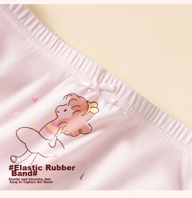 YUZHAOLIN Girls' Underwear, Triangle Panties for Toddlers And Children, No Wedgie, Cotton Shorts for Little Girls, Underpants 11