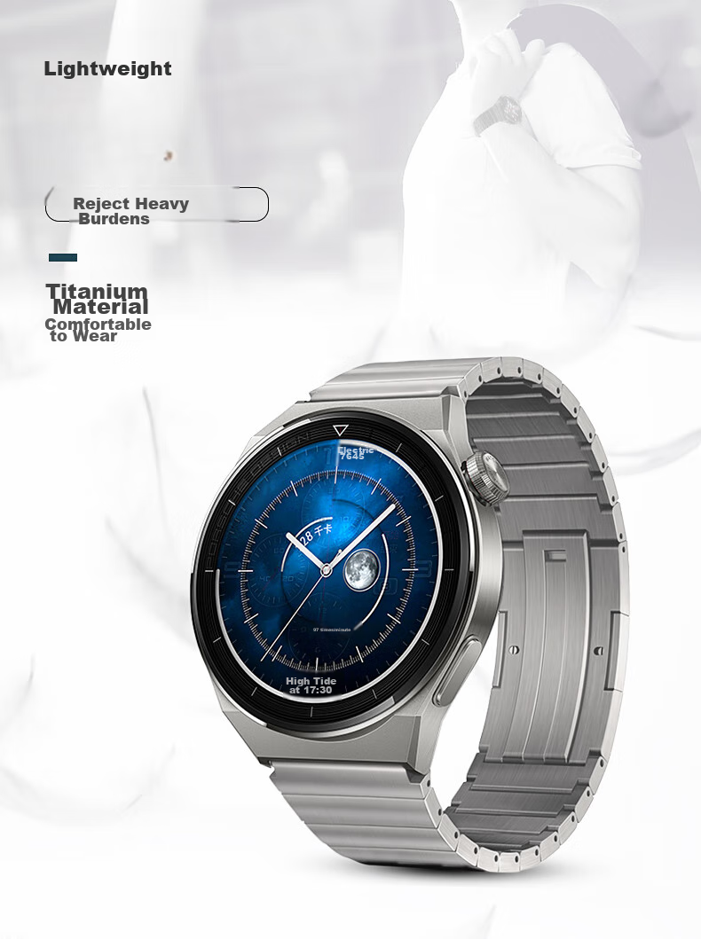 Weiqiantu [Titanium Metal] Suitable for Huawei Watch Straps GT7/GT6/GT5/pro/Watch6/pro/5/watch4pro/GT4/3/Buds2, Feifan Dashi 2 4
