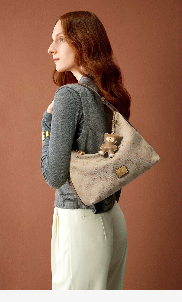 NUCELLE Fabric Pegasus HOBO Women's Bag, 2026 New Style Woven Bag, Light Luxury Brand Casual Crossbody Ladies Handbag Gift for Wome 9