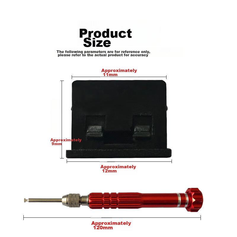 USB-блокиратор Suoli, заглушка для USB-порта, физическая защита от кражи данных, пылезащитная, черная, 100 шт. + 4 инструмента