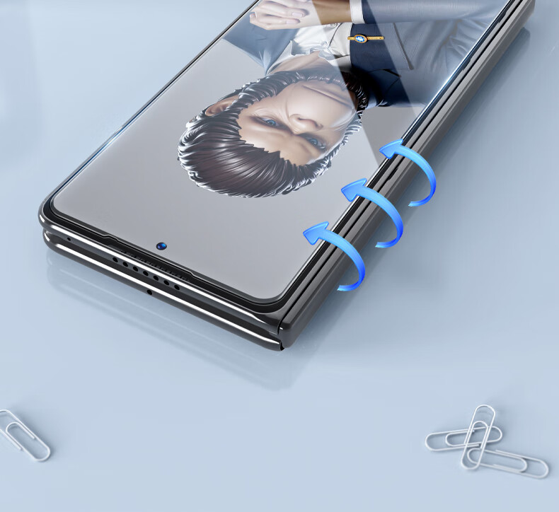 Lanxingxiansheng [3D Hot Bending Large Arc Edge] Suitable for Huawei Mate X5 Tempered Glass Screen Protector, Huawei Mate X3 Phone Film, High-Definition Anti-Fingerprint Foldable Screen Protection, Dust-Free Quick Installation Film 7
