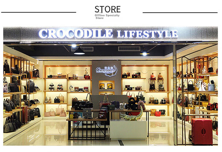 CROCODILE Top-Grain Leather Fashion Belt for Women, Automatic Buckle, Exquisite And Simple Waist Belt T3707 Black Gift Box Set 19