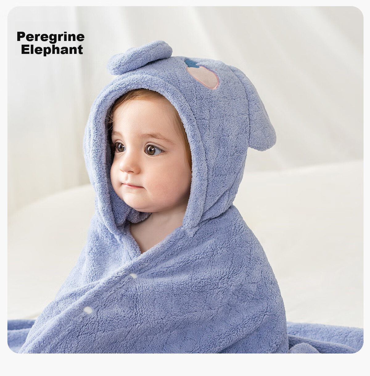 OUYUN Baby Bath Towel, Coral Fleece Quick-Dry Children's Cape Bathrobe with Hood, Baby Bathing Robe, Dinosaur Pattern, 145*85 Cm 20