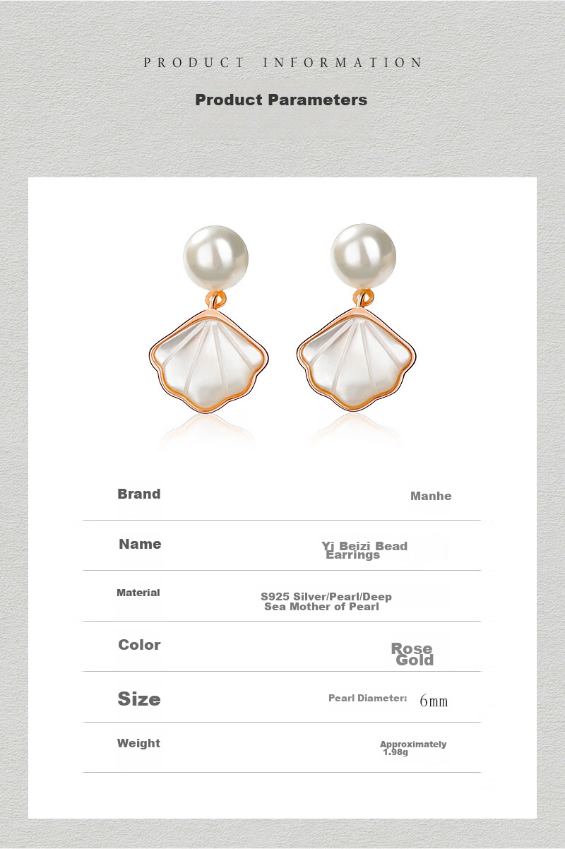 MANHE S925 Silver Stud Earrings for Women, Practical Birthday Valentine's Day Gift for Girlfriend 9