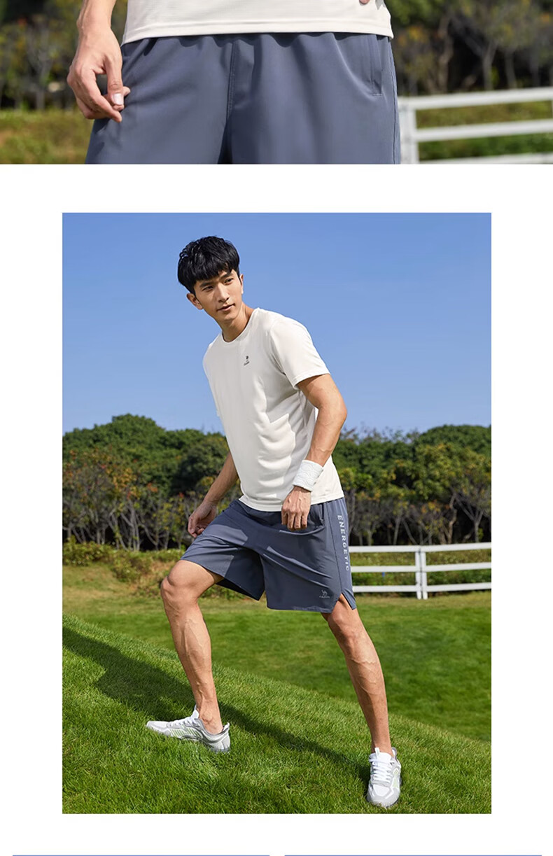 CAMEL Short-Sleeve T-Shirt for Men, New Summer Style, Loose-Fit Round Neck Outdoor Sportswear, Running Training Ultra-Thin Quick-Dry Top 14