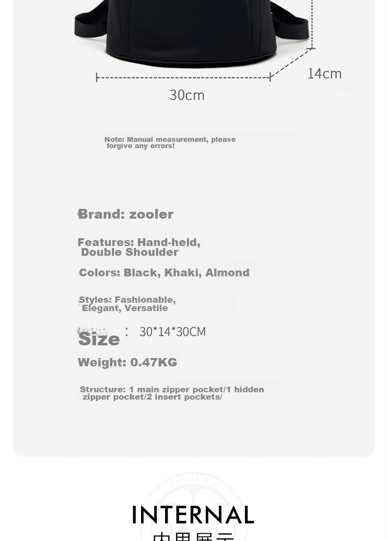 ZOOLER Women's Backpack, 2026 New Lightweight Travel Oxford Cloth Backpack, Anti-Theft Laptop Bag for Wome 4