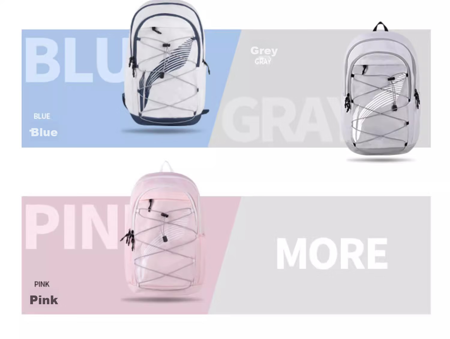 Li-Ning Backpack, Large Capacity School Bag for Men, Middle School High School College Students, Basketball Travel Outdoor Sports Backpack for Wome 23