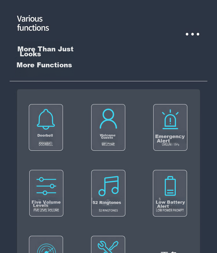 Xiya Welcome Sensor, Wireless Doorbell, Welcome Greeter, Reminder Device, Convenience Store And Supermarket Entrance Announcer 4