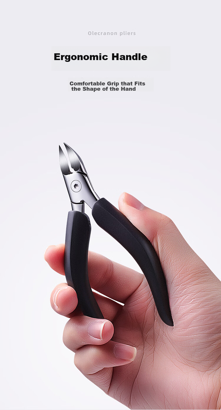 Jindarimei Ingrown Toenail Specialized Nail Clipper, Ingrown Toenail Remover, Eagle-Beak Pliers, Gray Toe Nail Triangular Nail Clipper, Pedicure Knife, 3-Piece Set 10