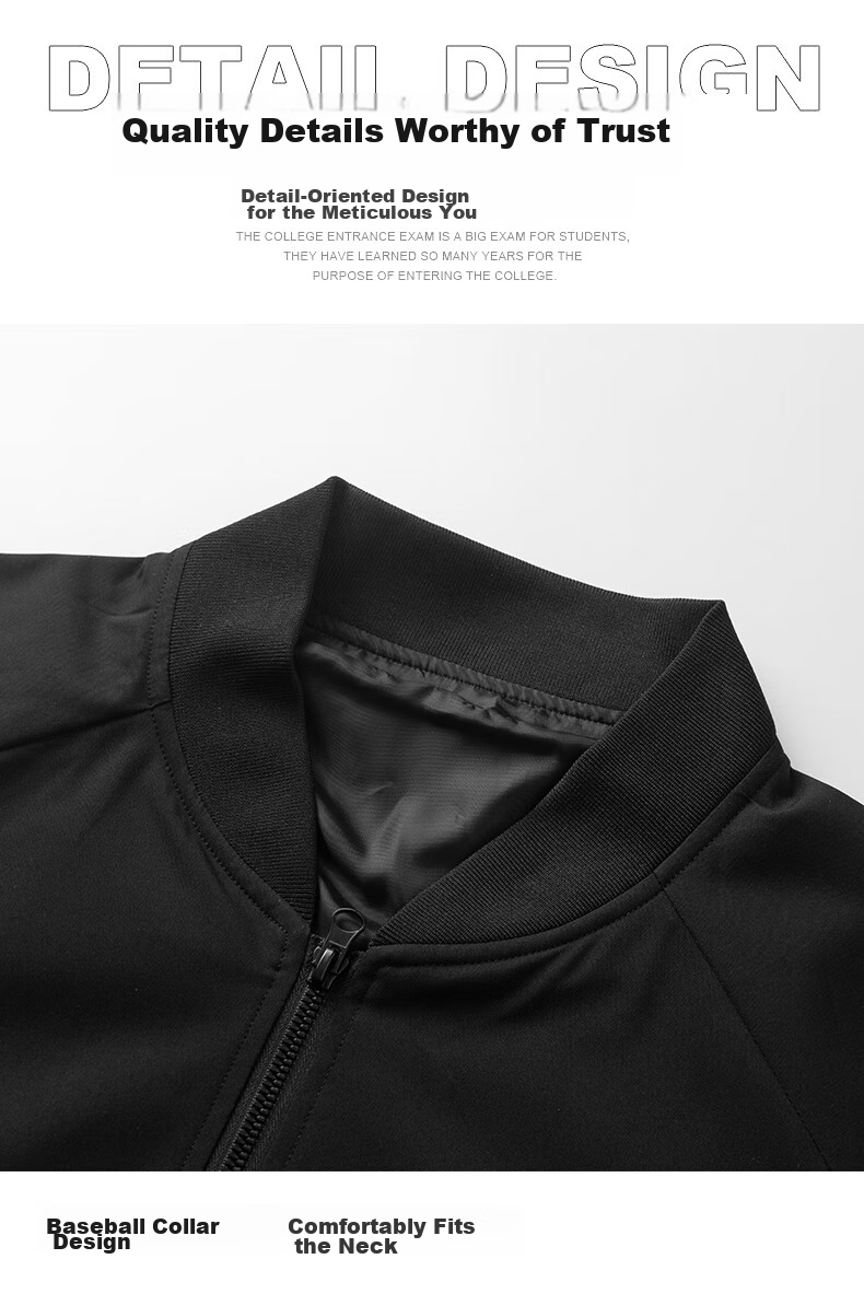 NASA MARVEL Jacket for Men, Spring And Autumn Outerwear, Trendy Casual Fashion Sports Loose Fit Stand-Collar Baseball Shirt Couple Style, Black, XL 19