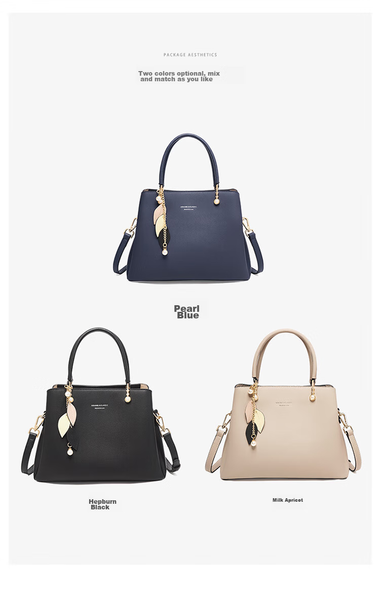 Aokang Women's Handbag, Trendy Cowhide Tote Bag, Luxury Crossbody Shoulder Bag, Birthday And Mother's Day Gift for Mom Or Wife 5