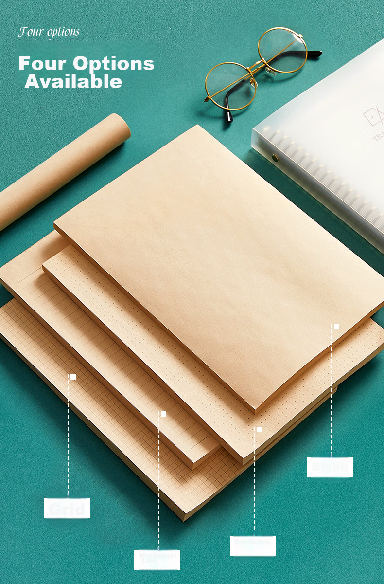 Wengu Draft Paper, Manuscript Paper, Notebook, Math Homework Paper, Exam Calculation Paper, 16K/320 Sheets, Calculated Sectioned Book, Tear-Off Pages, Elementary And Middle School Student Stationery, Thickened Lined DP003 3