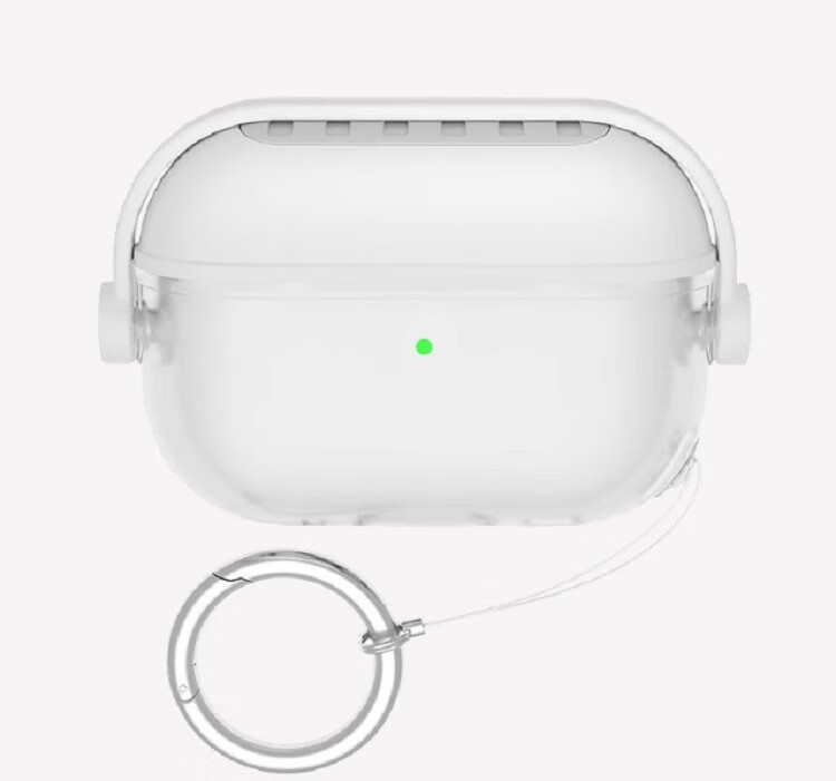 TRUST ME AirPods 3 Case, Apple Bluetooth Earphone Third Generation Silicone Protective Cover, Transparent Creative Shockproof Anti-Scratch, Semi-Transparent Black 13
