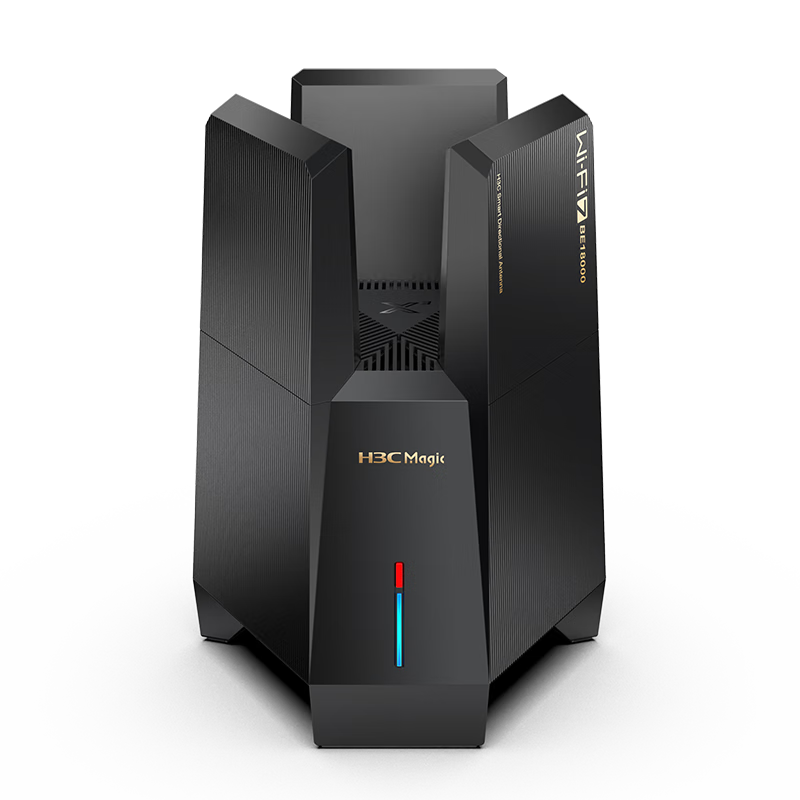 H3C New H3C BE18000 Gaming Router, Fully-Loaded WiFi 70Gbps Router, Battle Fortress, 16 Signal Amplifiers, Home Wall-Penetrating