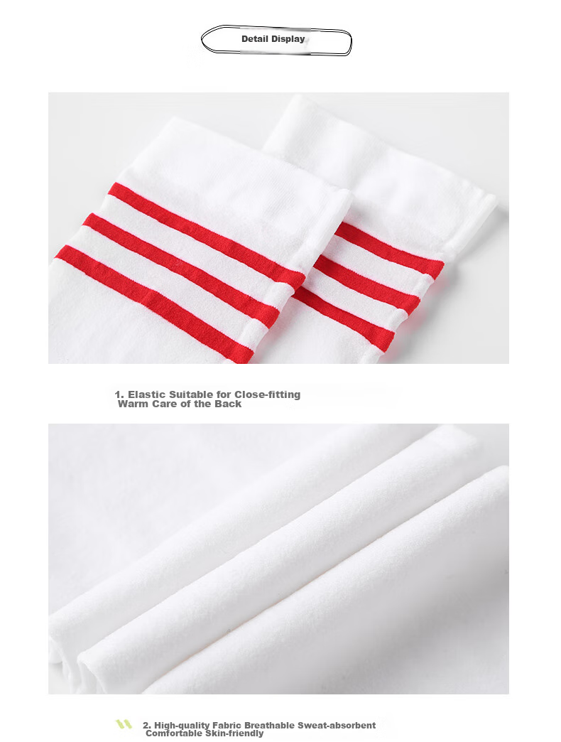 LangSha Children's Socks, Girls' Long Cotton Socks, Boys' Soccer Socks, Student Socks for All Seasons, Calf-Length Socks, 4 Pairs Per Pack 14