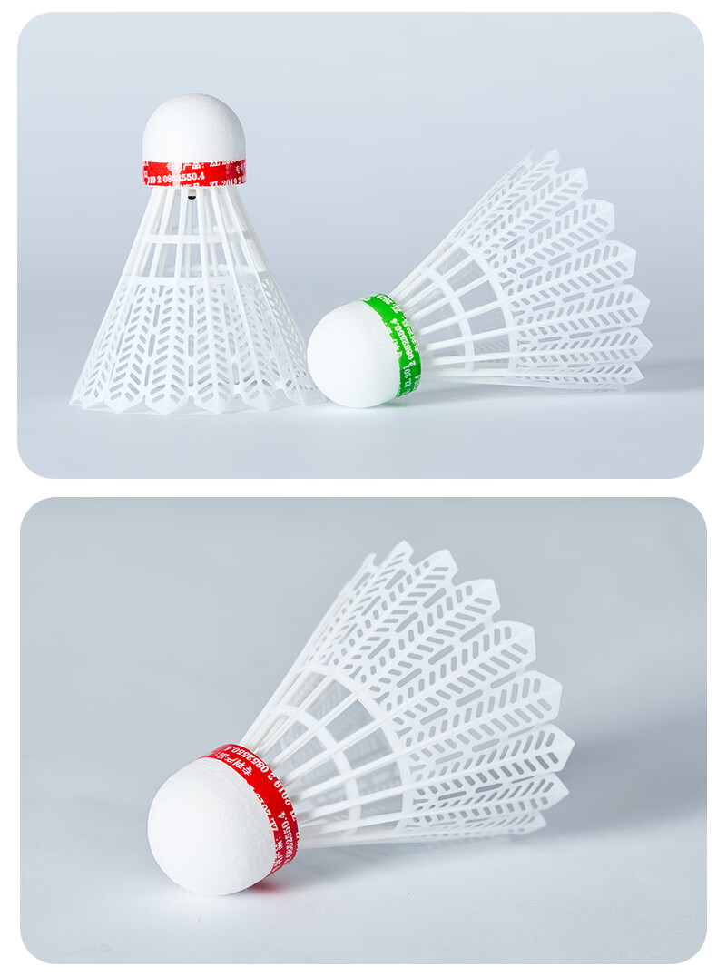 KAWASAKI Badminton Nylon Shuttlecocks, Durable Night-Luminous Fluorescent LED Lighted Nylon Shuttles N10PRO (Set of Four) 11