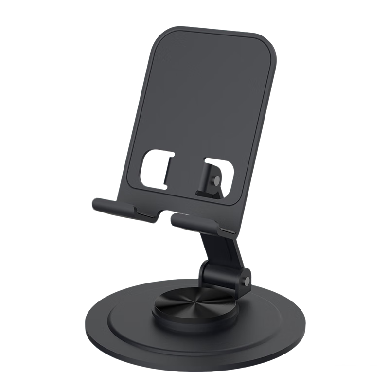 BZBC Phone Stand, Desktop 360° Rotating Foldable Live Streaming Stand, Tablet IPad Bedside Lazy Stand, Multi-Functional Convenient Stand for Watching Shows And Live Streaming Filming