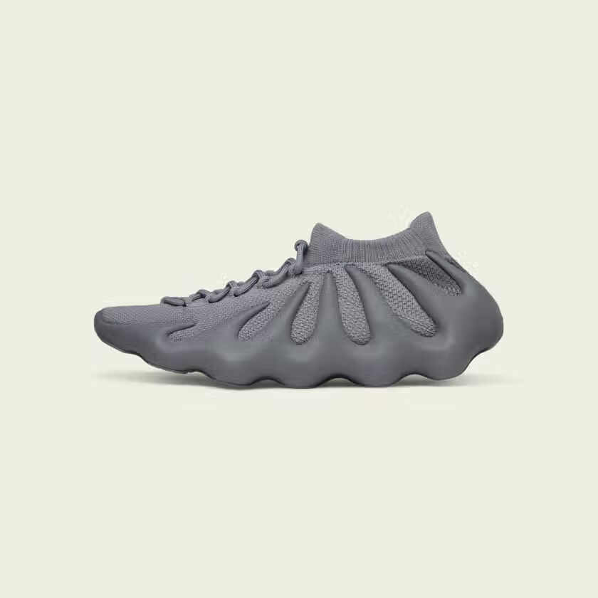 Adidas Trefoil YEEZY 450 Unisex Gray Stone Trendy Casual Shoes ID9446, UK Size 5.5, EU Size 38.5 1