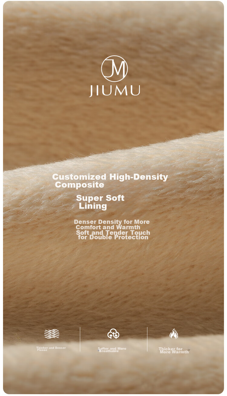 JIUMU Warm Leather Gloves for Women, Winter Thickened Fleece-Lined, for Cycling And Driving, Windproof And Cold-Resistant, Touchscreen Compatible Gloves 9