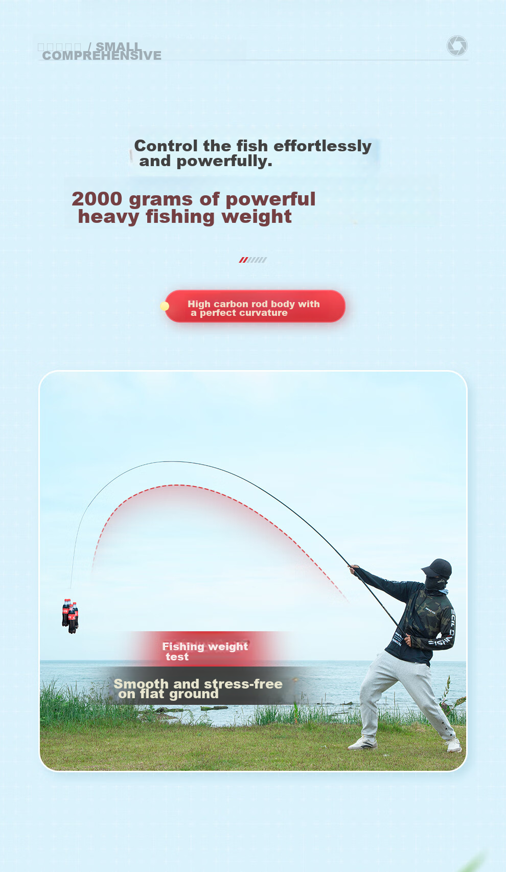 Jinglang Xuanhei 4.5-Meter Fishing Rod, Handheld Ultra-Light And Ultra-Hard, for Wild Fishing And Small Comprehensive Fishing, 28-Section Telescopic Rod, Fishing Pole, Fishing Tackle 10