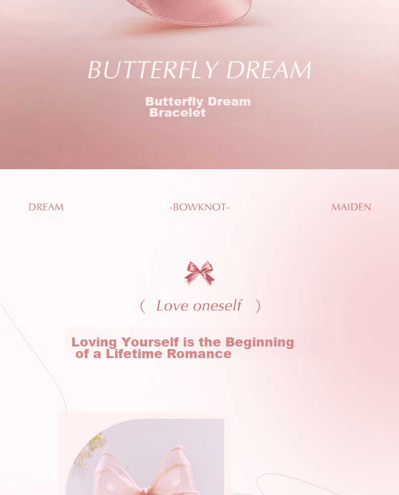 FanciFanci Butterfly Dream Silver Bracelet for Women Bowknot Silver Anniversary Birthday Confession Gift for Girlfriend 2