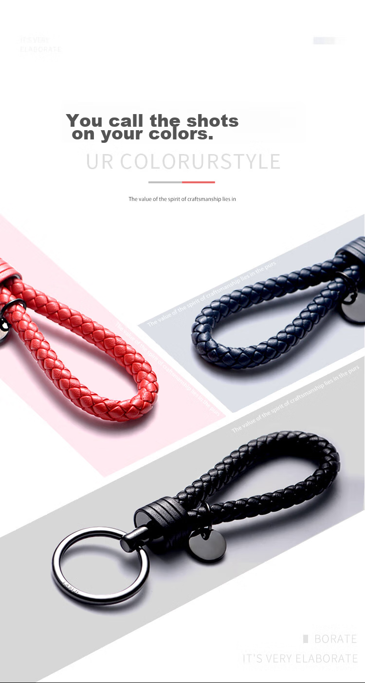 Laiben Knitted Car Key Chain for Men And Women, Key Pendant, Key Ring Lanyard, High-End Personalized Ornament BV 2