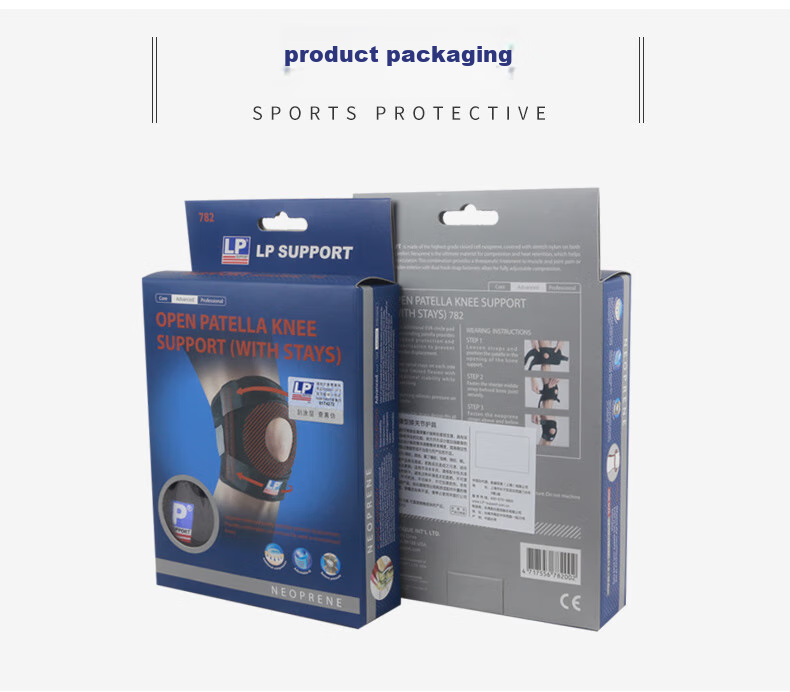 LP 782CN Sports Knee Brace with Breathable Four-Spring Support for Knee Joint Protection, Running, Basketball, Hiking, Patella Stabilizatio 16