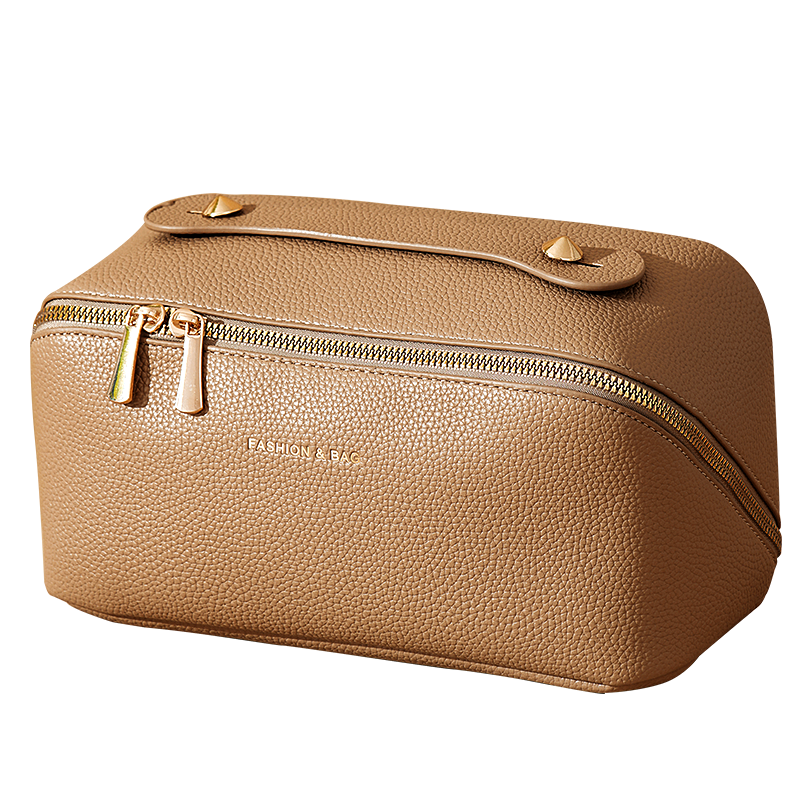 Keerluoke Multifunctional Travel Cosmetic Bag, Portable Large Capacity Handheld Toiletry Organizer for Women's Makeup And Toiletries