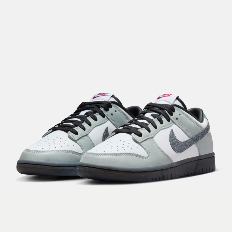 NIKE Women's Casual Skateboarding Shoes, DUNK Cushioning Fashionable Versatile Sneakers, HQ3462-191 White And Gray, Size 35.5 2