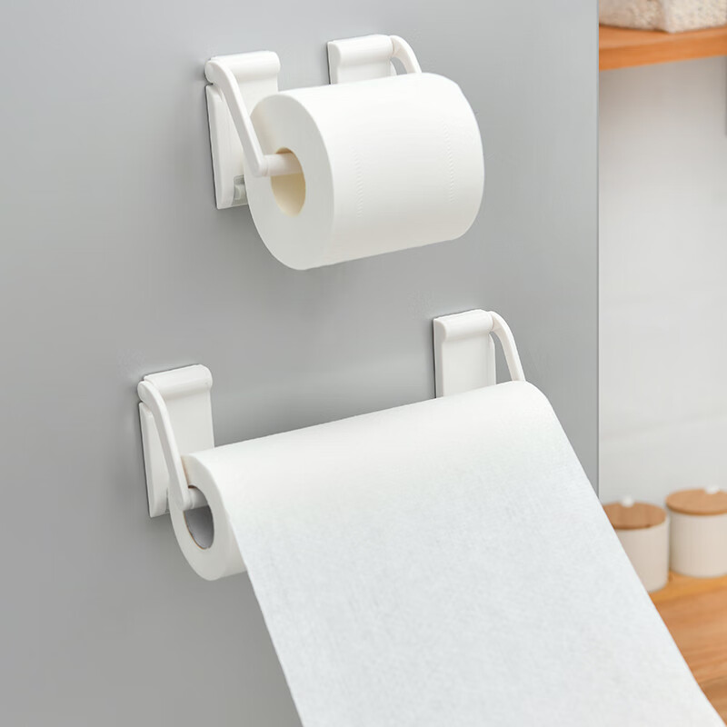 Daisy Leaf Magnetic Refrigerator Side Storage Rack, Kitchen Tissue Holder, No Drilling Required Wall-Mounted Organizer Shelf, Toilet Paper Holder