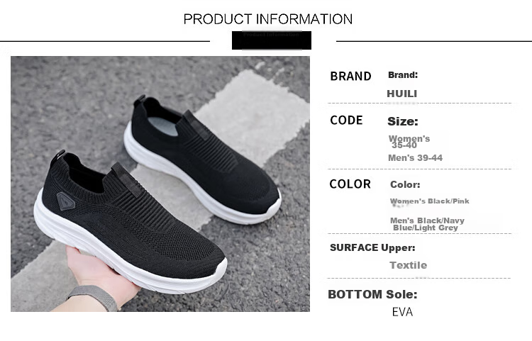 Warrior Casual Shoes for Men, Breathable Mesh Shoes, Lightweight Soft-Soled Running Sneakers, WXY(ZA)-3150, Black, Size 39 2