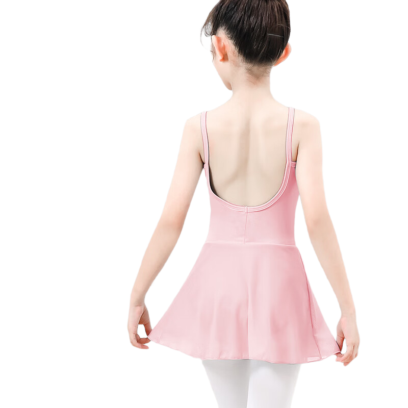 Zhiyouban Children's Ballet Dance Dress, Girls' Spaghetti Strap Dance Dress, Professional Art Exam Dance Performance Costume for Girls' Gymnastics Practice And Shows