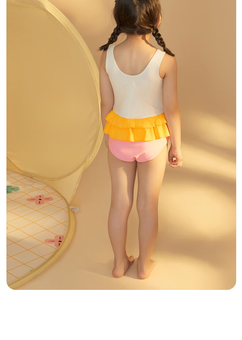 Adoreswim 2024 New Fashion Trendy Cute Style Girls' Summer Swimsuit Set, Two-Piece, Size 105 14