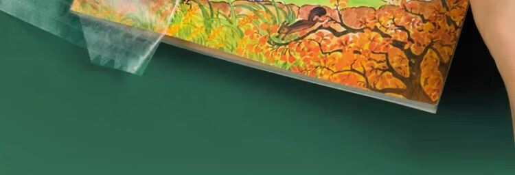 Liupintang Self-Adhesive Transparent Thick Book Cover, Book Jacket, Book Film, 16K Book A4 Textbook Protective Cover, Elementary School Student Book Shell, Transparent Book Cover Paper 19