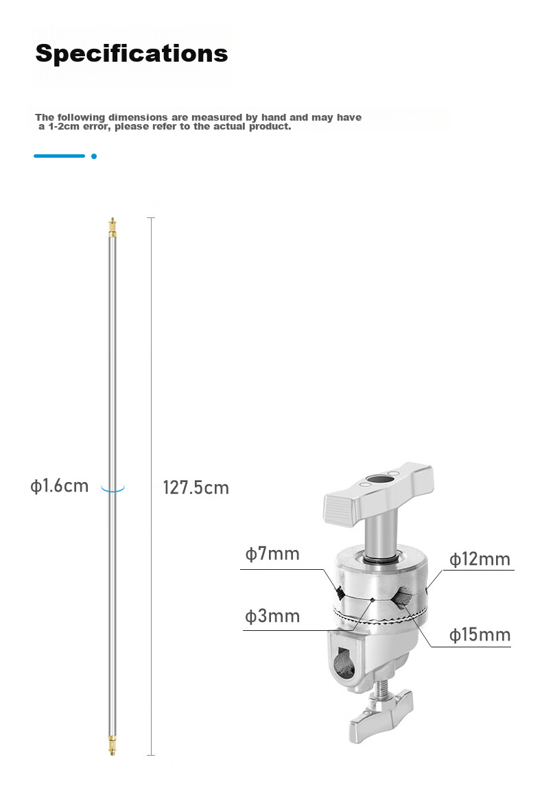 AMBITFUL Photography Magic Leg Light Stand 3.2m Inclined Arm Bracket, Ceiling Light Stand, Professional Studio Equipment, High Load-Bearing Light Stand, Suitable for Flash Lights, Photography Lights, Continuous Lighting, And Live Streaming Lights 27