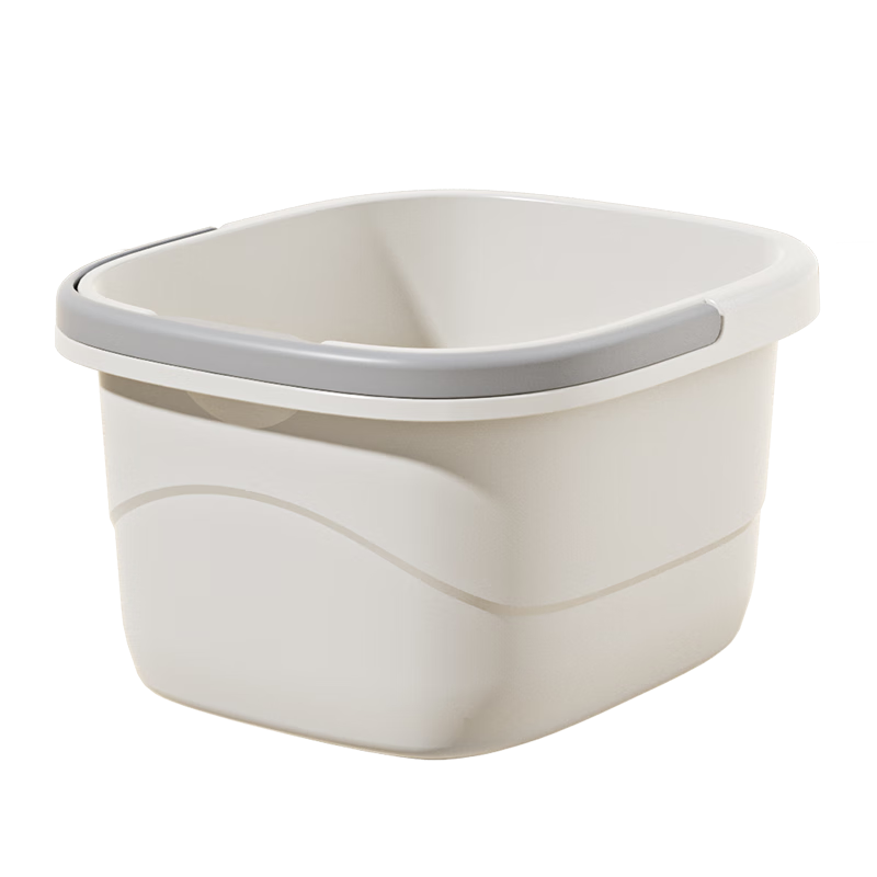 Mayflower Deepened 21cm Foot Soaking Bucket, 1-Pack Portable Handheld Foot Bath Basin, Health Care, Home Use, Massage, No Installation Required