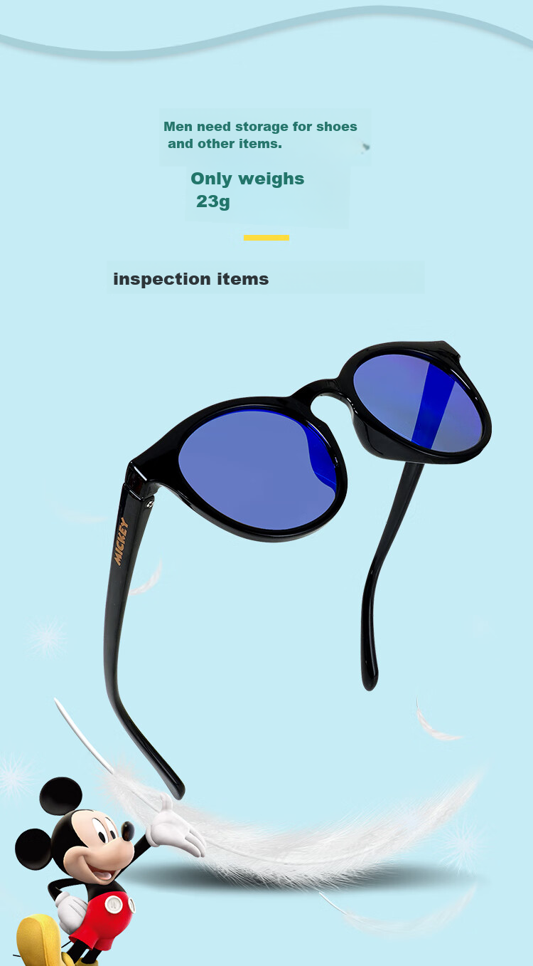 Disney Children's Sunglasses for Boys And Girls, Kids' UV Protection Sunglasses for Outdoor Travel, Sun Protection Eyewear, Children's Day Gift 4