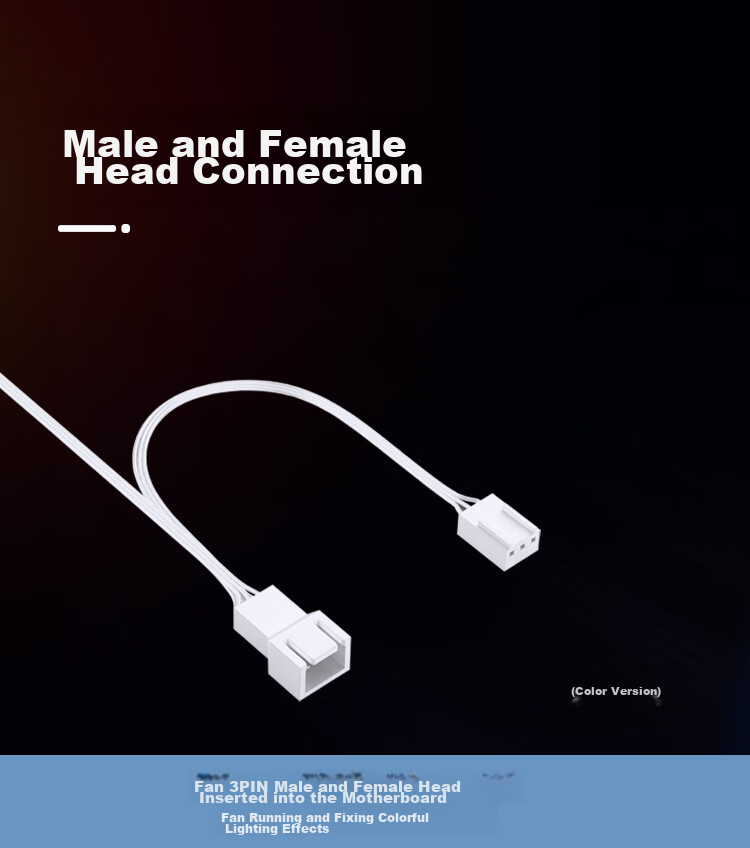 JONSBO SL-120CW Colorful White Edition, 12CM Case Fan (LED Light-Up Fan/3PIN Male-Female Connector, Can Be Connected in Series) 10