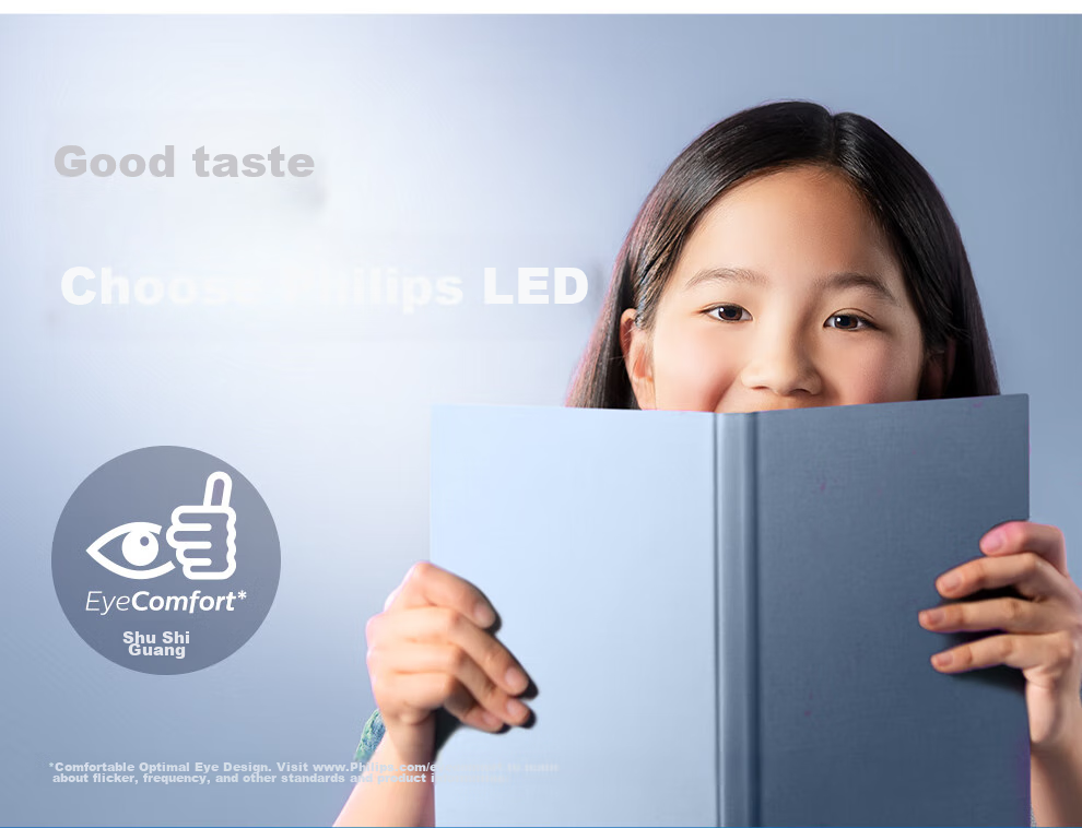 PHILIPS LED Bulb Energy-Saving Light for Home Living Room, Super Bright Globe Bulb E14 Screw Base Warm Light 6.5W 3000K Eye-Friendly Type 20