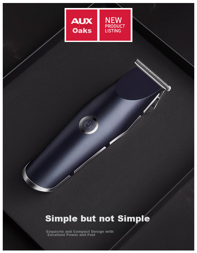AUX Hair Clipper, Electric Shaver, Hair Cutting Machine, Adult Electric Trimmer, Hair Cutting Scissors, Professional Barber Tools for Hair Salons, Engraved Afro Push-Cutters S7, Graduation Gift 5