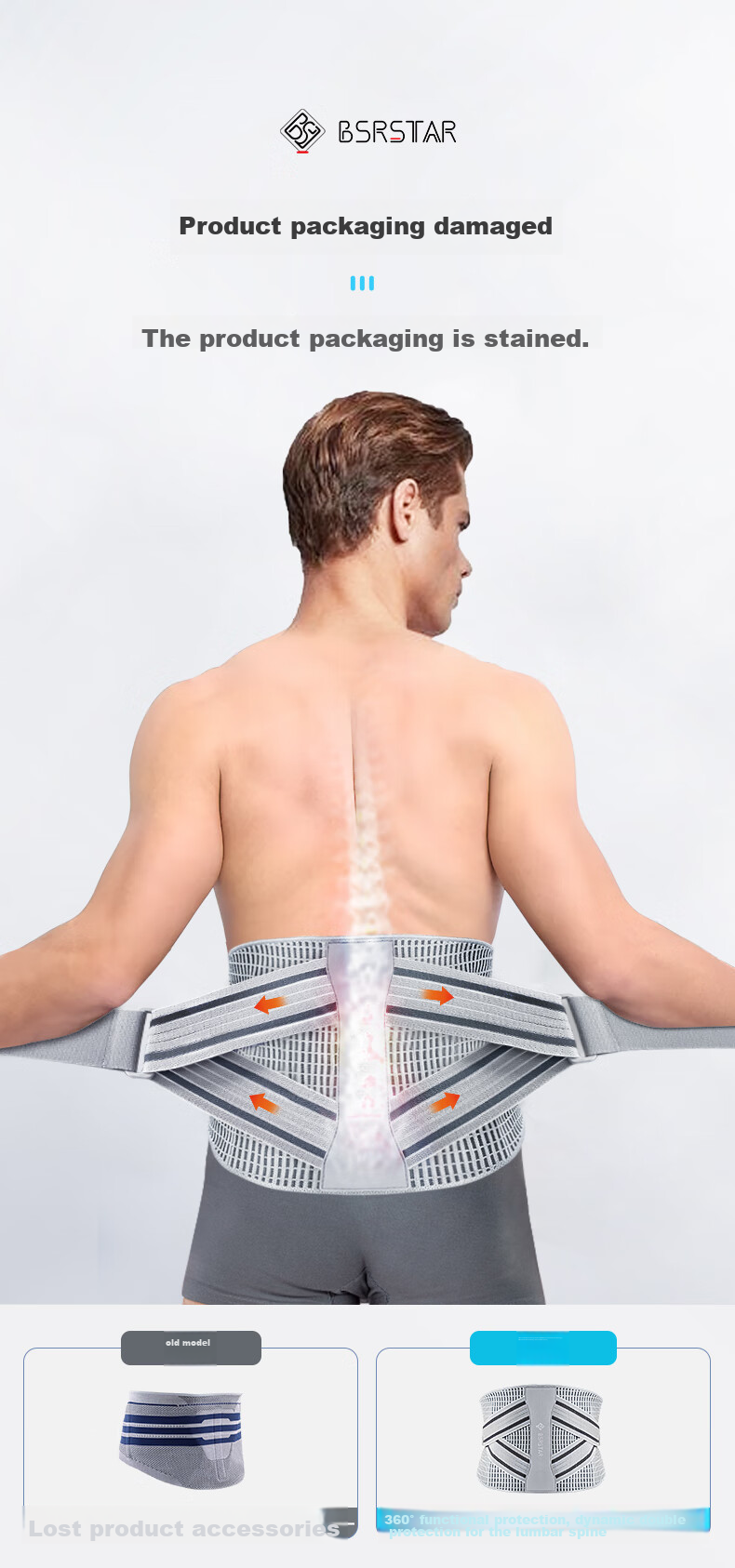 Bestray 5D Lumbar Support Belt for Herniated Disc, Medical-Grade Waist Brace for Women And Men, Back Pain Relief And Support 9
