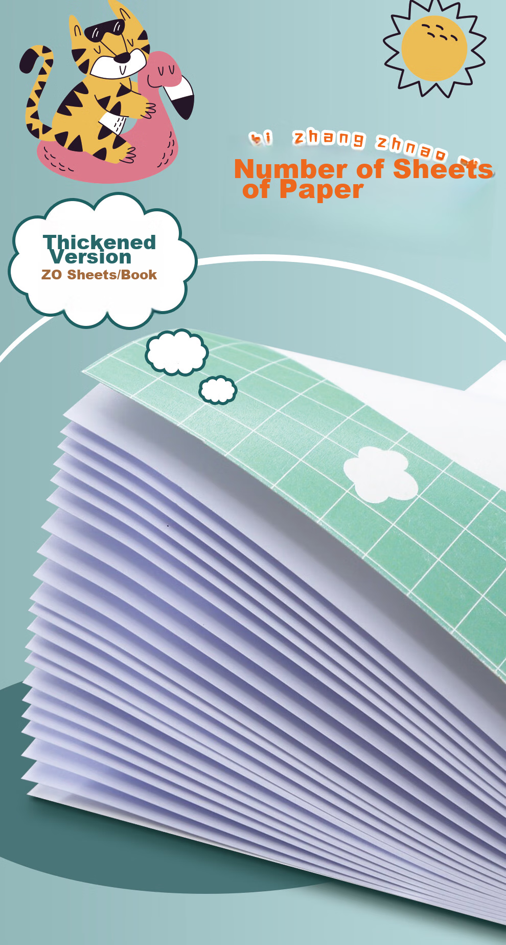 Faramon 8-Pack A4 Blank Drawing Books for Children, Elementary School Students' Sketchbooks, A4 Kindergarten Art Books, Drawing Paper, Doodle Books, Thick White Paper Sketchpads for Toddlers And Beginners 5
