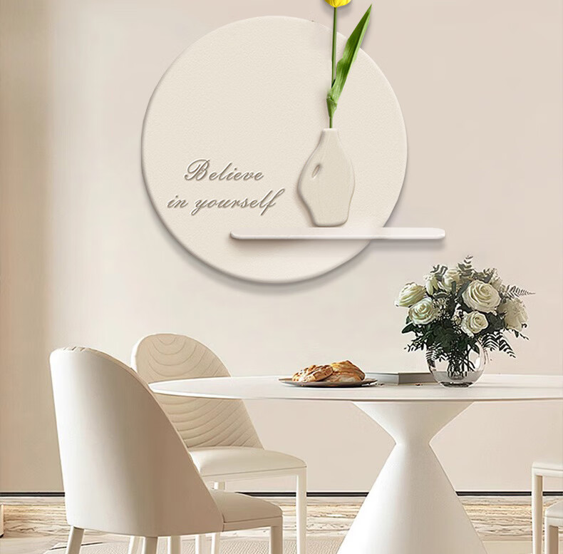 Mao Jiu Jiang Cream Style Living Room Decorative Painting High-End Atmospheric Three-Piece Modern Minimalist Landscape Sofa Background Wall Art 3