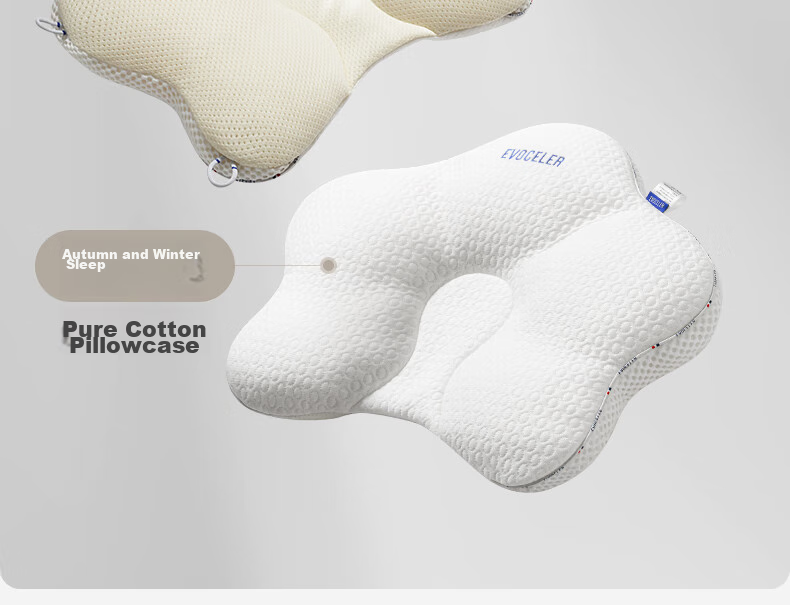 EVOCELER Shaping Pillow for Newborns 0-6 Months, Baby Head Correction Pillow 23