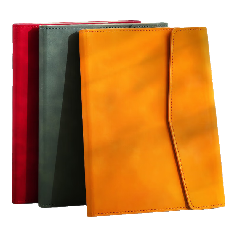 Longe Notebook, Stylish Stationery, Simple Journal, Creative Tri-Fold Handbag-Style Diary, Thick Notebook, Customizable with Corporate Logo