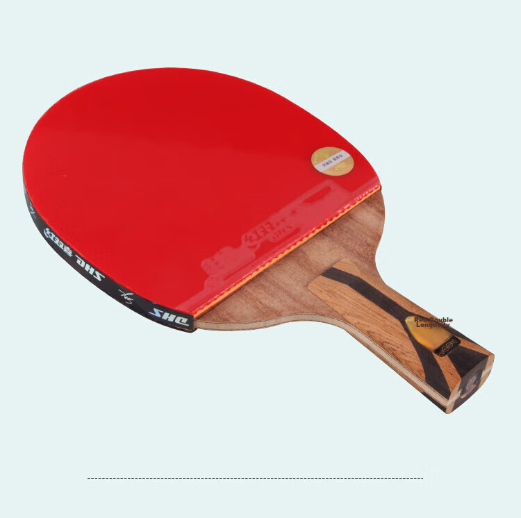 DHS Seven-Star Straight Handle (Beijing Warehouse Fast Delivery + Racket Cover), Table Tennis Paddle H7006, Straight Handle Single Racket 8